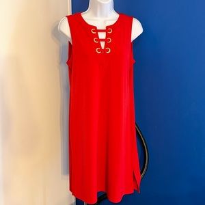 Women’s size small Michael Kors, red dress, NWT